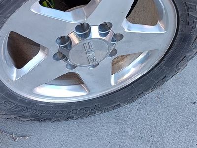 OEM 20 Inch GMC wheels with tires