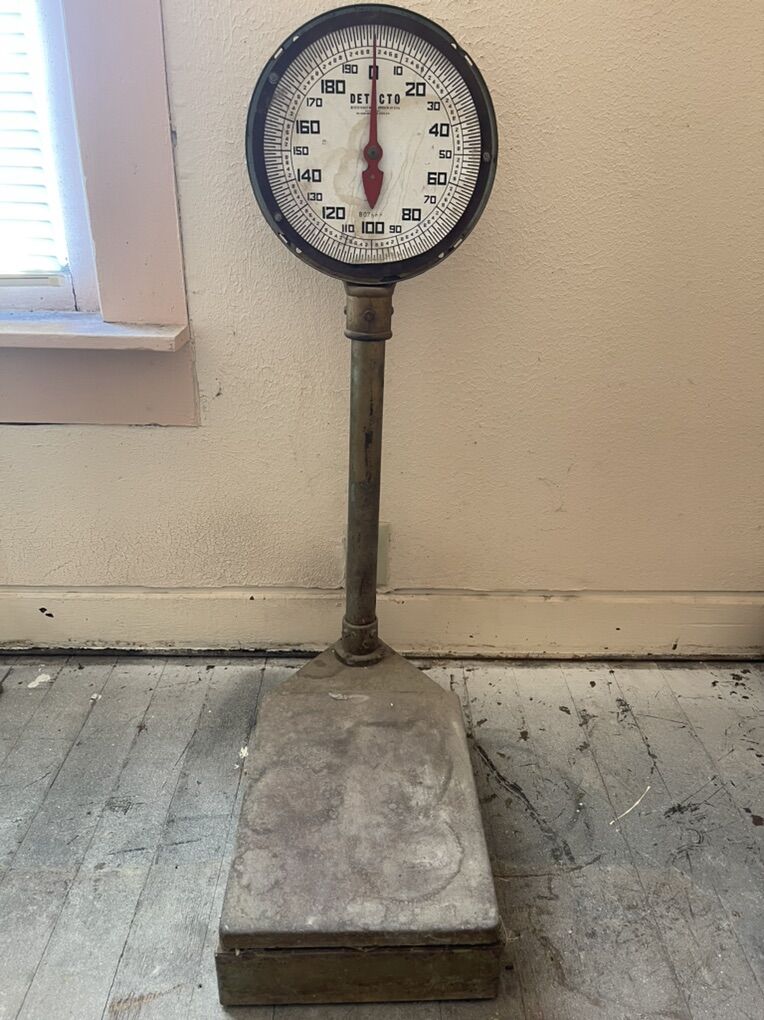 Vintage DETECTO Lollipop Weighted Scale