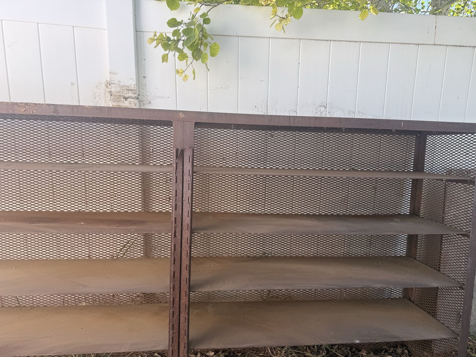 Heavy-Duty Industrial Metal Shelving Unit - 4-Tier, Perforated, Freestanding Storage Rack