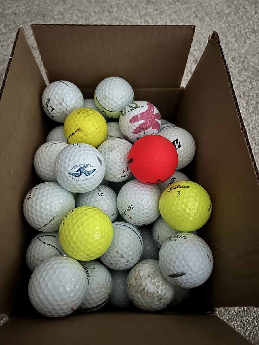 60 Used Golf Balls