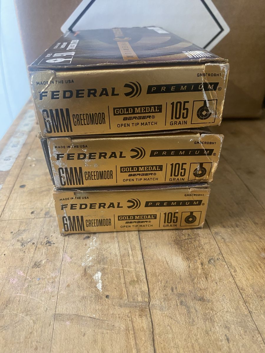6mm creedmoor federal gold