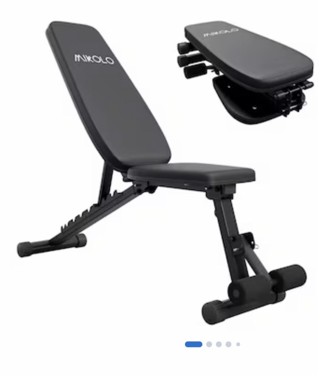 Mikolo Adjustable Folding Weight Bench WB07 - 800 Lbs capacity NEW! 