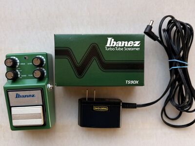 Ibanez TS9DX Turbo Tube Screamer guitar pedal w/AC adapter