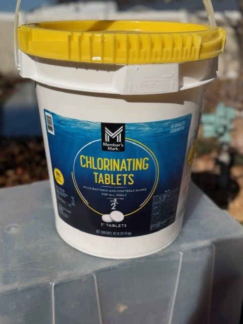 3 Chlorine Tablets - 40 Lb bucket