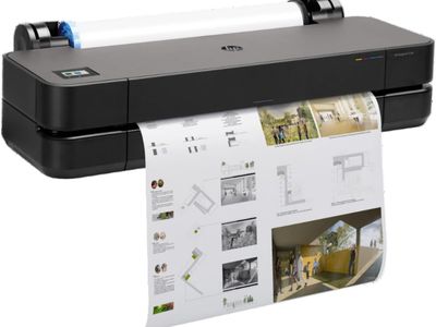 HP DesignJet T230 24" Large Format Wireless Plotter Printer