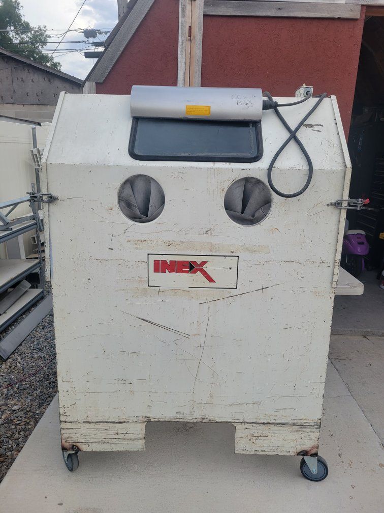 INEX Sand Blast Cabinet - Industrial Blast Cabinet, Heavy Duty