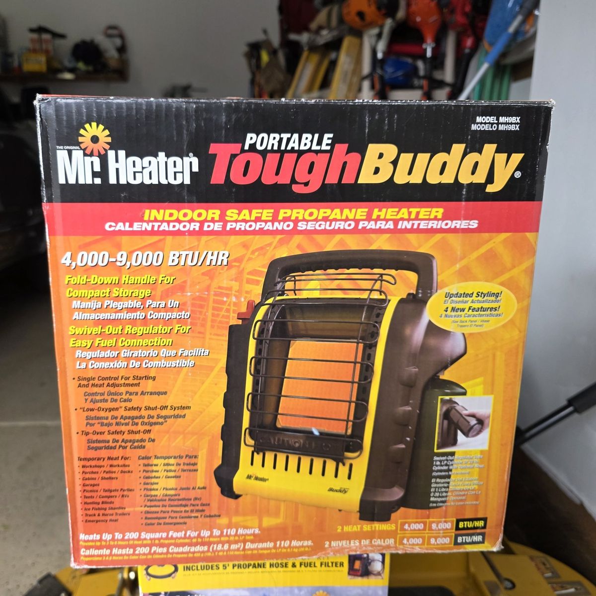 new in box mr. buddy heater