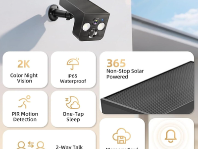 New in box Wireless Solar Security Cameras(4 packs)