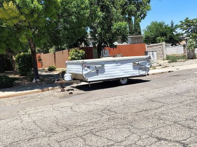 vintage Jayco pop-up trailer