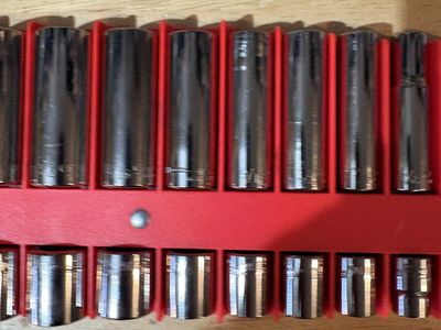 Made in USA Craftsman SAE 3/8 Drive 12 pt Socket Set Shallow & Deep