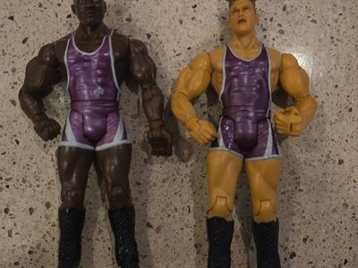 Jakks WWE 2003 Worls greatest tag team Charlie Haas & Shelton Benjamin