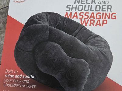 New Portable Battery-operated Neck & Shoulder Massaging Wrap - $20