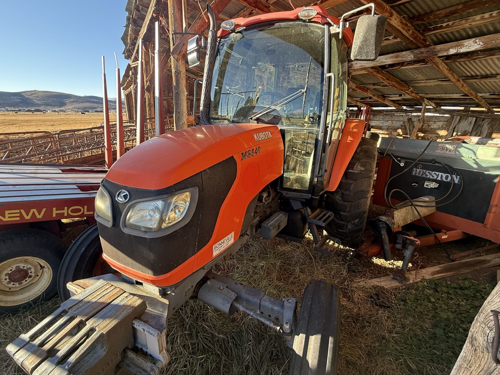 Kubota M8540 85 HP Tractor - New Rear R1 Tires, Low Hours, Serviced