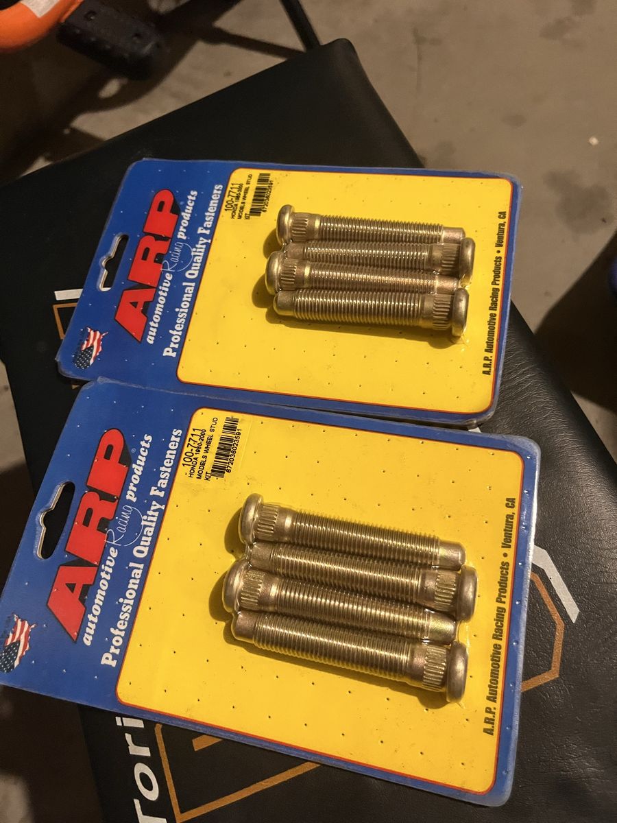 ARP extended lug studs for Honda civic