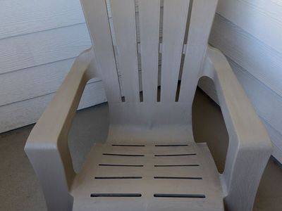 Gray balcony chairs