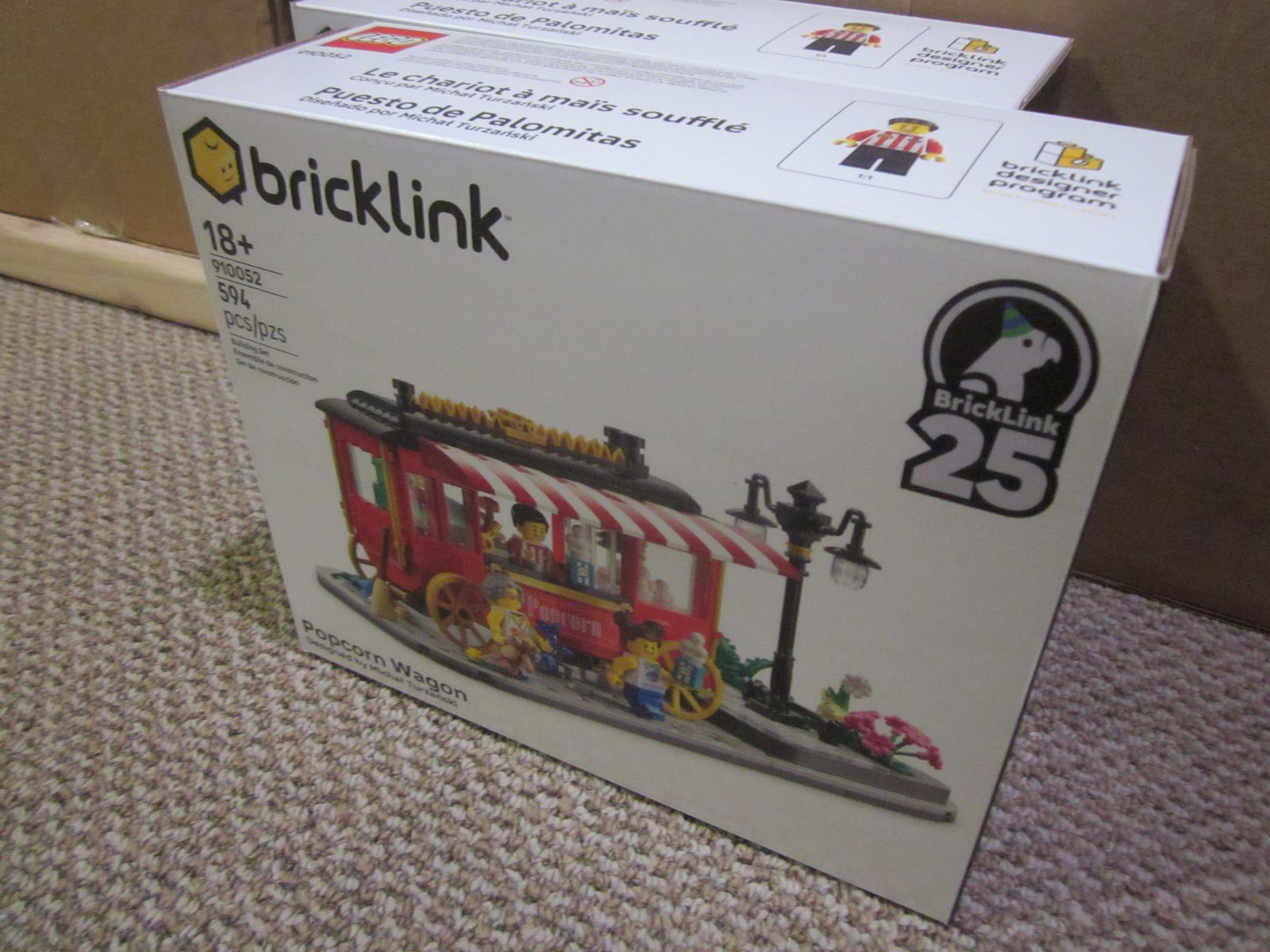 Lego 910052 Popcorn Wagon BDP Bricklink Designer Program New Sealed