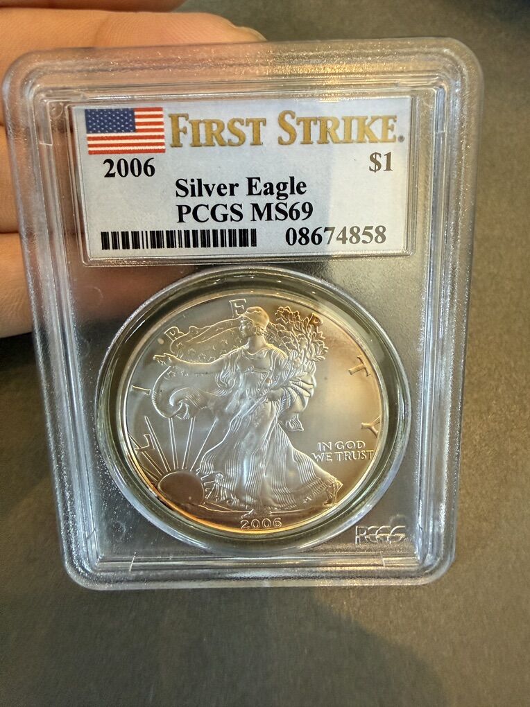2006 American Silver Eagle FirSt Strike MS69 Coin