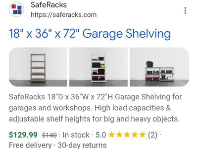 safe rack tier garage shelving