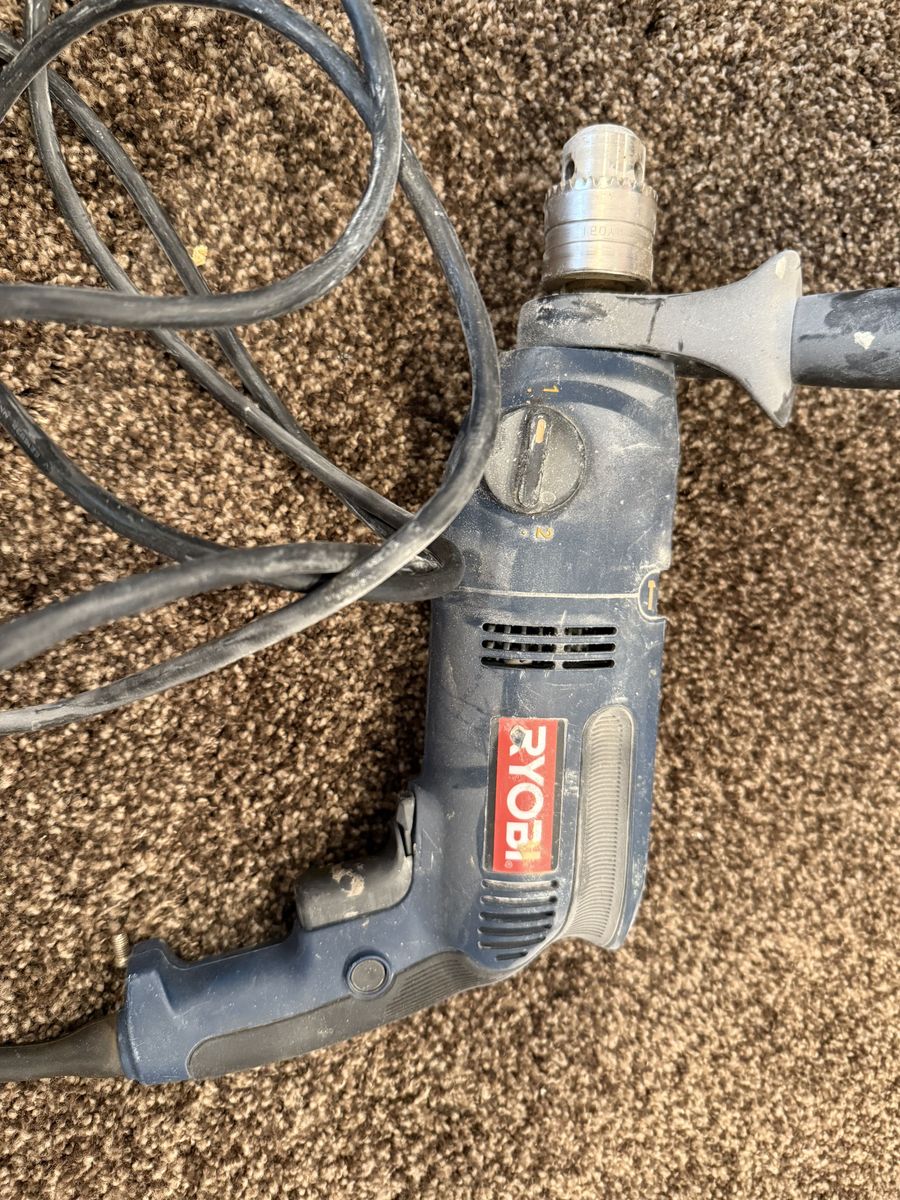 Ryobi hammer drill, corded