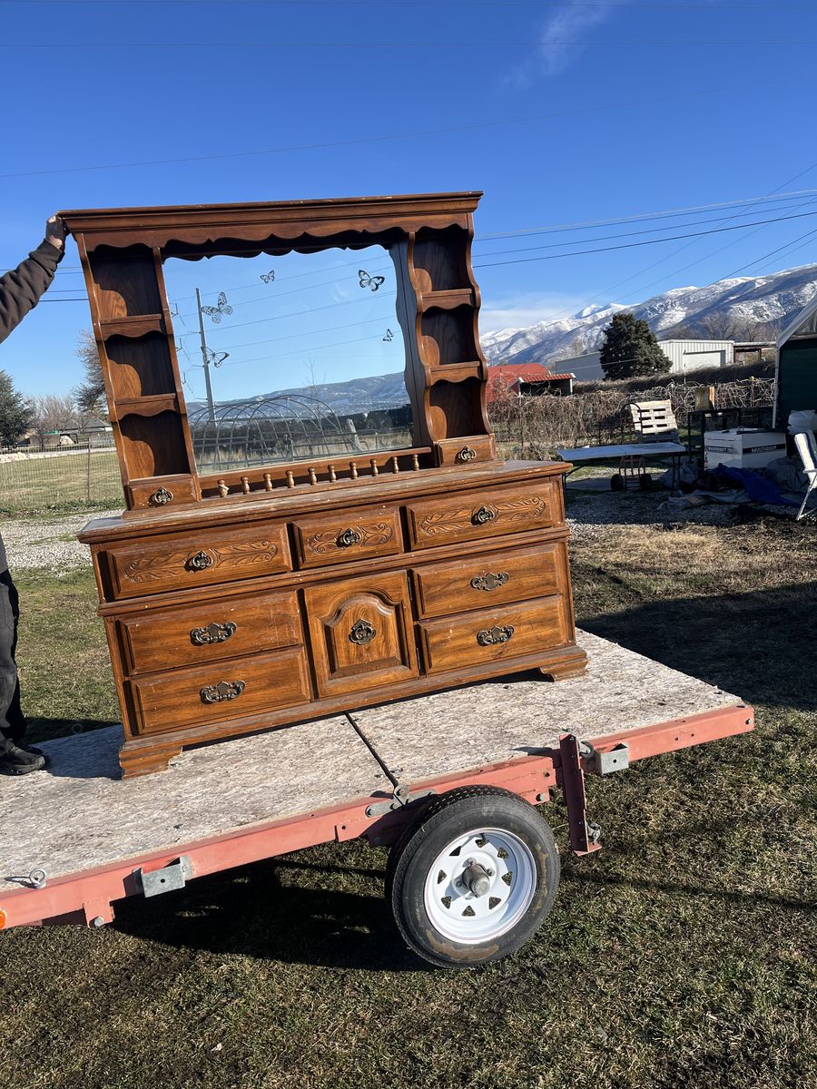 Dresser And Mirror