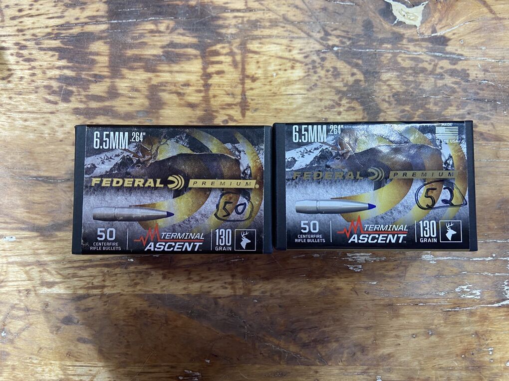 Federal Premium Terminal Ascent 6.5mm 130gr