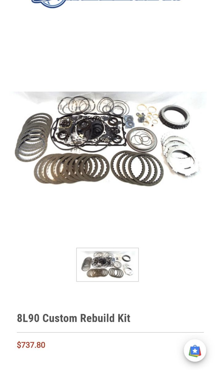 8L90 Transmission Rebuild Kit for Chevy