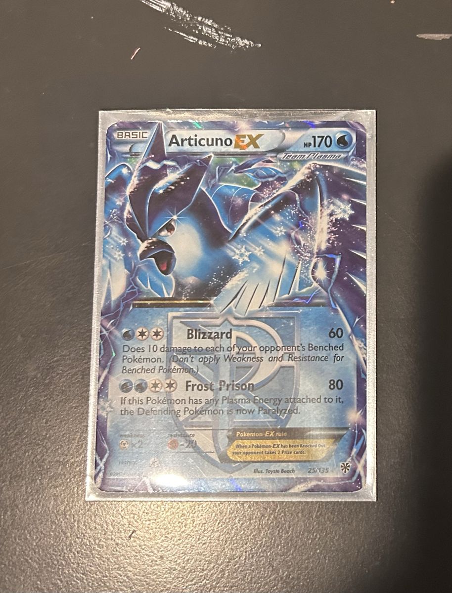 ArticunoEX Team Plasma card 