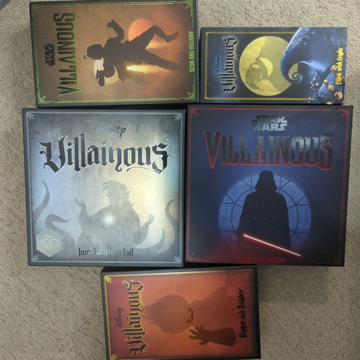 Villainous-Base game+4 expansions
