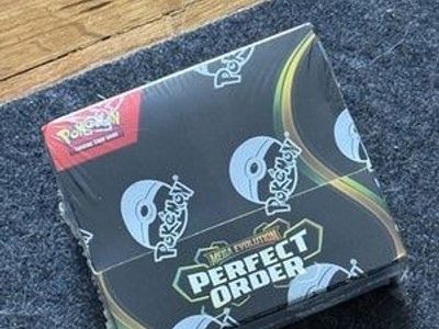 Pokemon TCG Mega Evolution Perfect Order Booster Box - Factory Sealed, 36 Packs