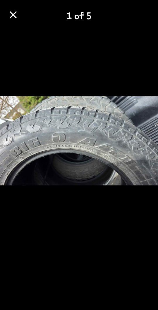 Used 275/60R20 115T All-Season Tires (Set of 4)