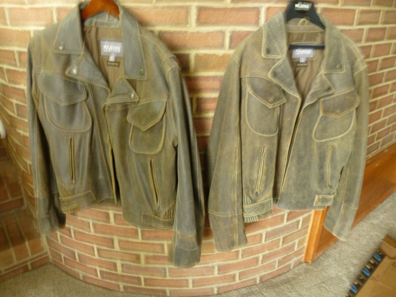 Wilson Leather Zipper Motorcycle Jackets