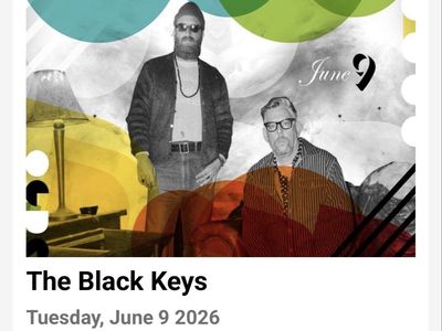 2 tickets to The Black Keys GA
