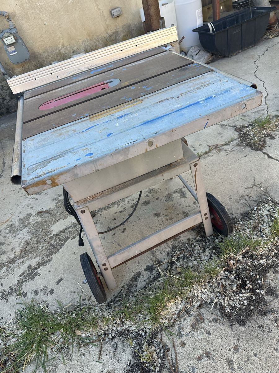 Old scrap Delta Table Saw