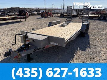 7x18 Liberty LE Channel Flatbed Car Hauler Trailer - 10K GVWR