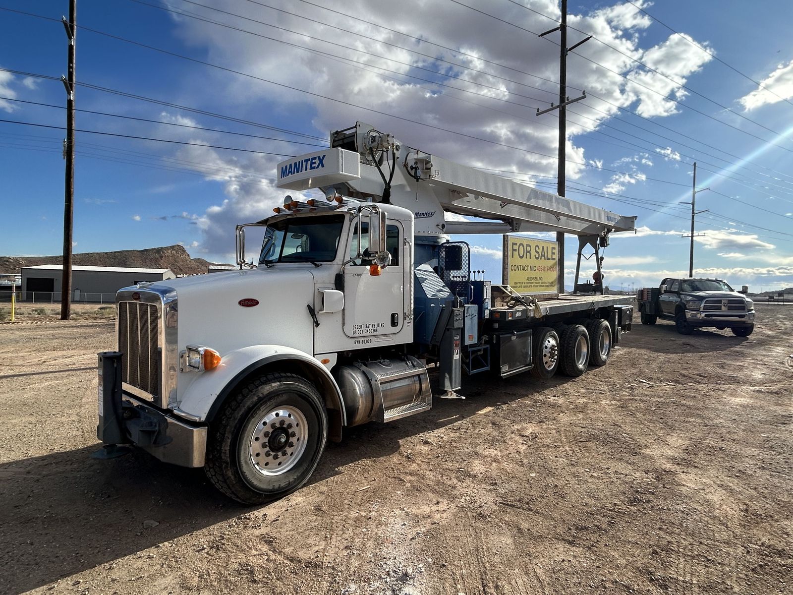 2009 Peterbilt 365 w/ Manitex 35124C Crane – 35 Ton - Boom Truck