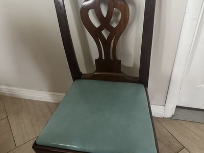 Two Antique Queen Anne Chairs