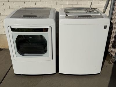 LG HydroShield Sensor Dry Washer/Dryer Combo - White ****$300 for the set****