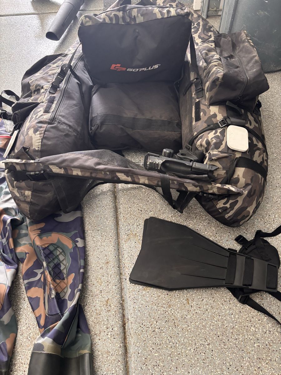 float tube fishing and asesories