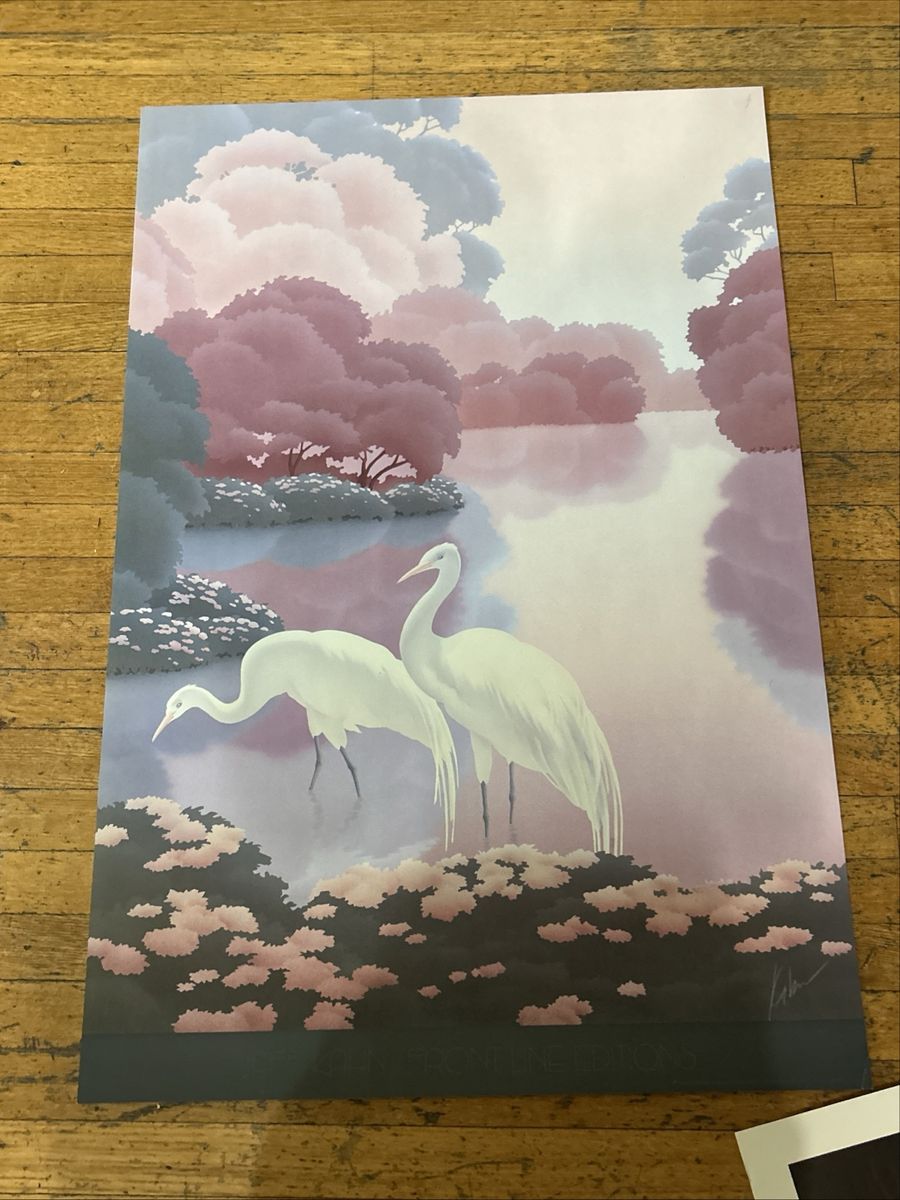 Frontline Editions by  Jeff Kahn - 1980's Lithograph 36x24 signed by artist