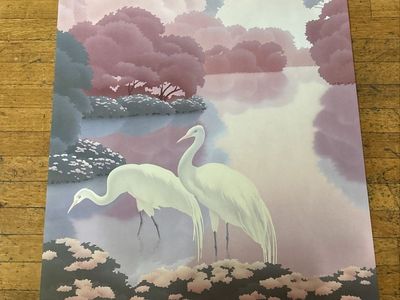 Frontline Editions by Jeff Kahn - 1980's Lithograph 36x24 signed by artist