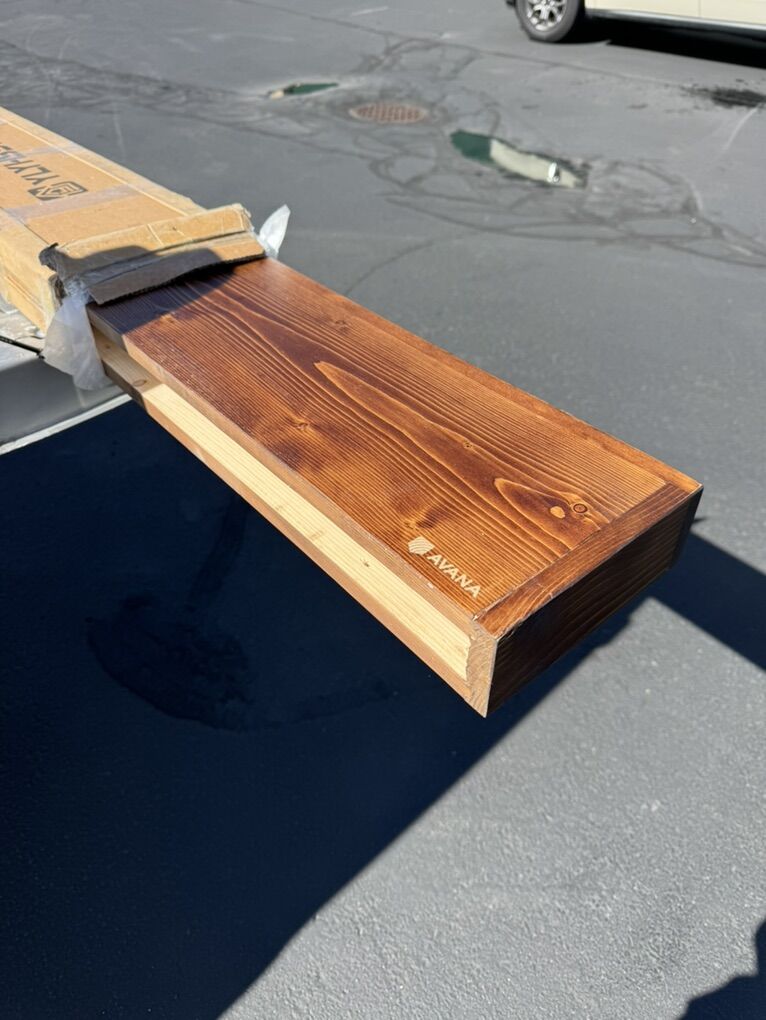 Fireplace Mantel Handmade - 3in x 72inch