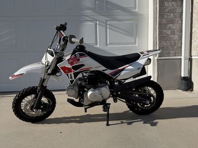 Pitster Pro MXR 90 Dirt Bike - White/Red