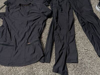 7 sets of xxs scrubs