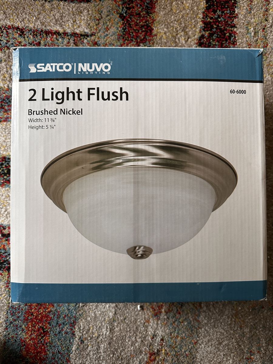 SATCO NUVO Flush Mount Ceiling Light