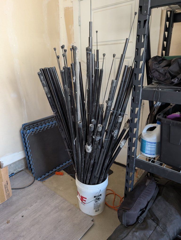 Feather Flag (Swooper Flag) poles - lot of 18
