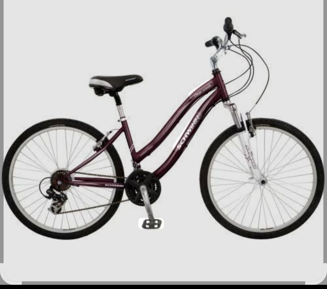 A pair of schwinn bicycles