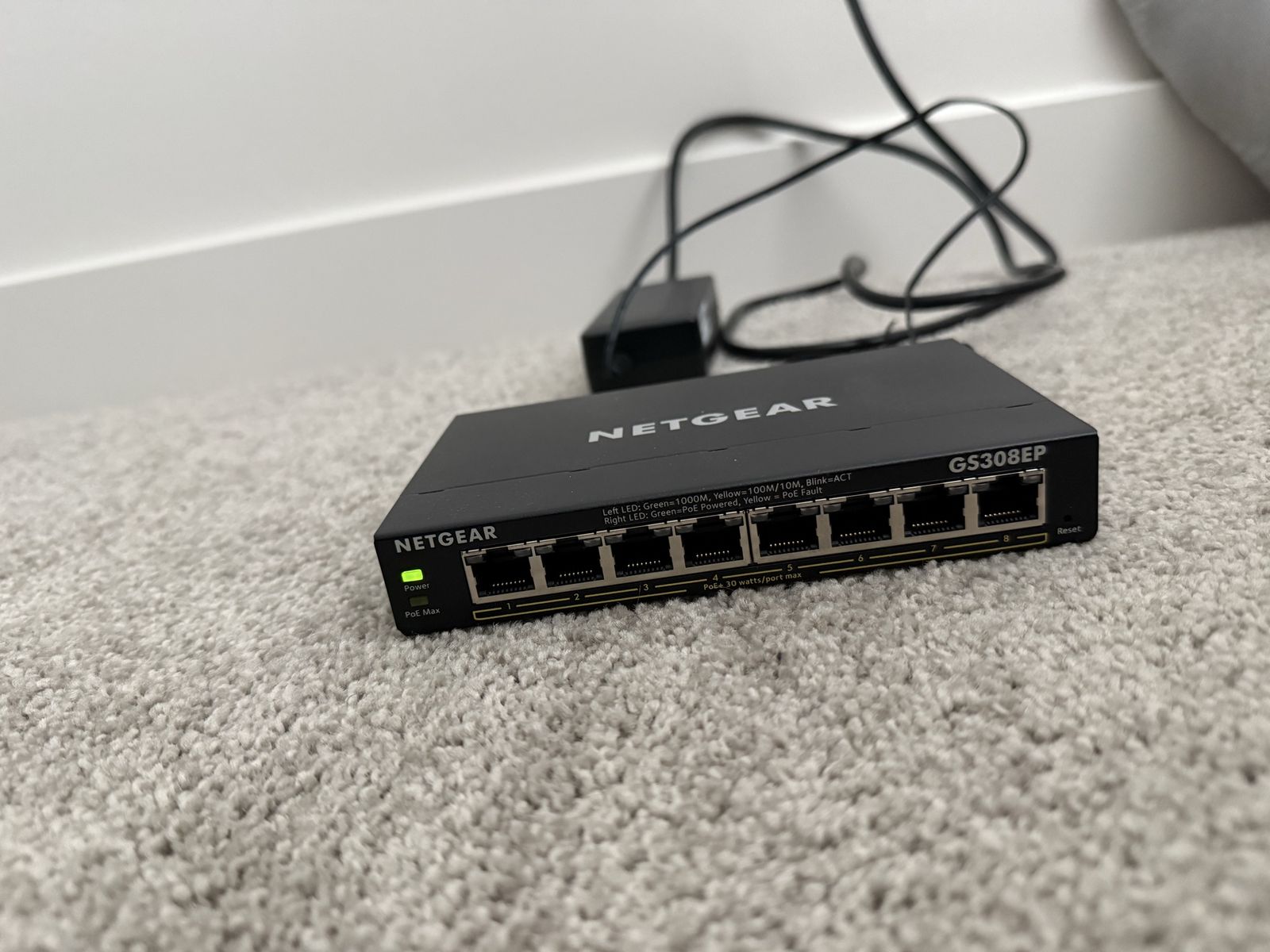 NETGEAR GS308EP 8-Port Gigabit Ethernet Plus Switch with PoE+