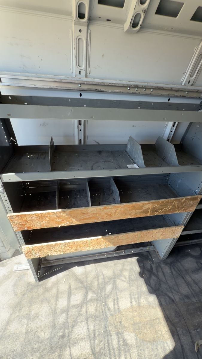 Adrian Steel Van Shelving & Storage System - Heavy Duty Steel - Commercial Vehicle Organization