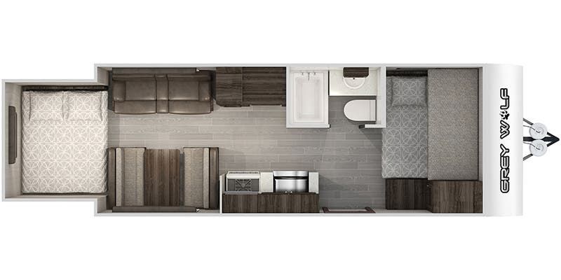 2020  Forest River Grey Wolf 19 sm
