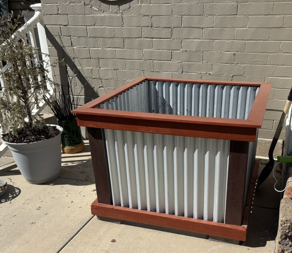 Rustic Garden Box or Raised Plant Bed